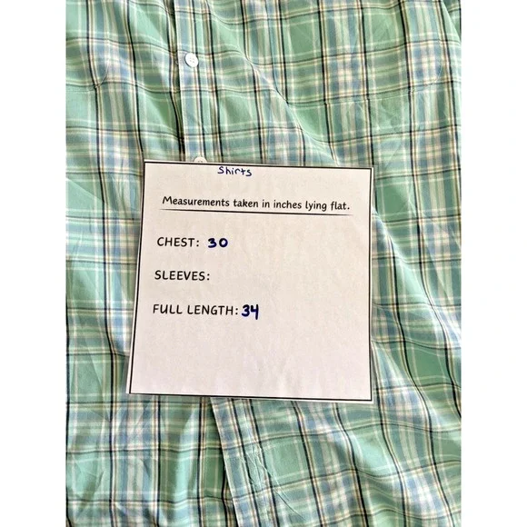 SCOTTeVEST XXXL Docksider Green Plaid Button Up Short Sleeve Shirt - Picture 10 of 11